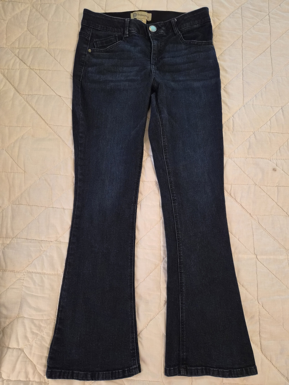 Democracy 'Ab Solutions' Bootcut/Flared Jeans w/ Comfort Waistband -Size 8P